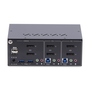 StarTech.com P2DD46A2-KVM-SWITCH KVM превключвател Черен