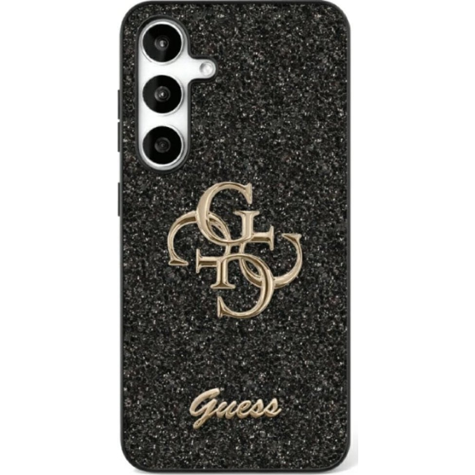 Guess GUHCS25LHG4SGK Fixed Glitter Big Tok Samsung Galaxy S25 Ultra - Fekete (GUHCS25LHG4SGK)