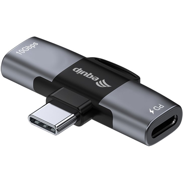 Equip 133479 adaptador para cabos USB-C 2 x USB-C Cinzento