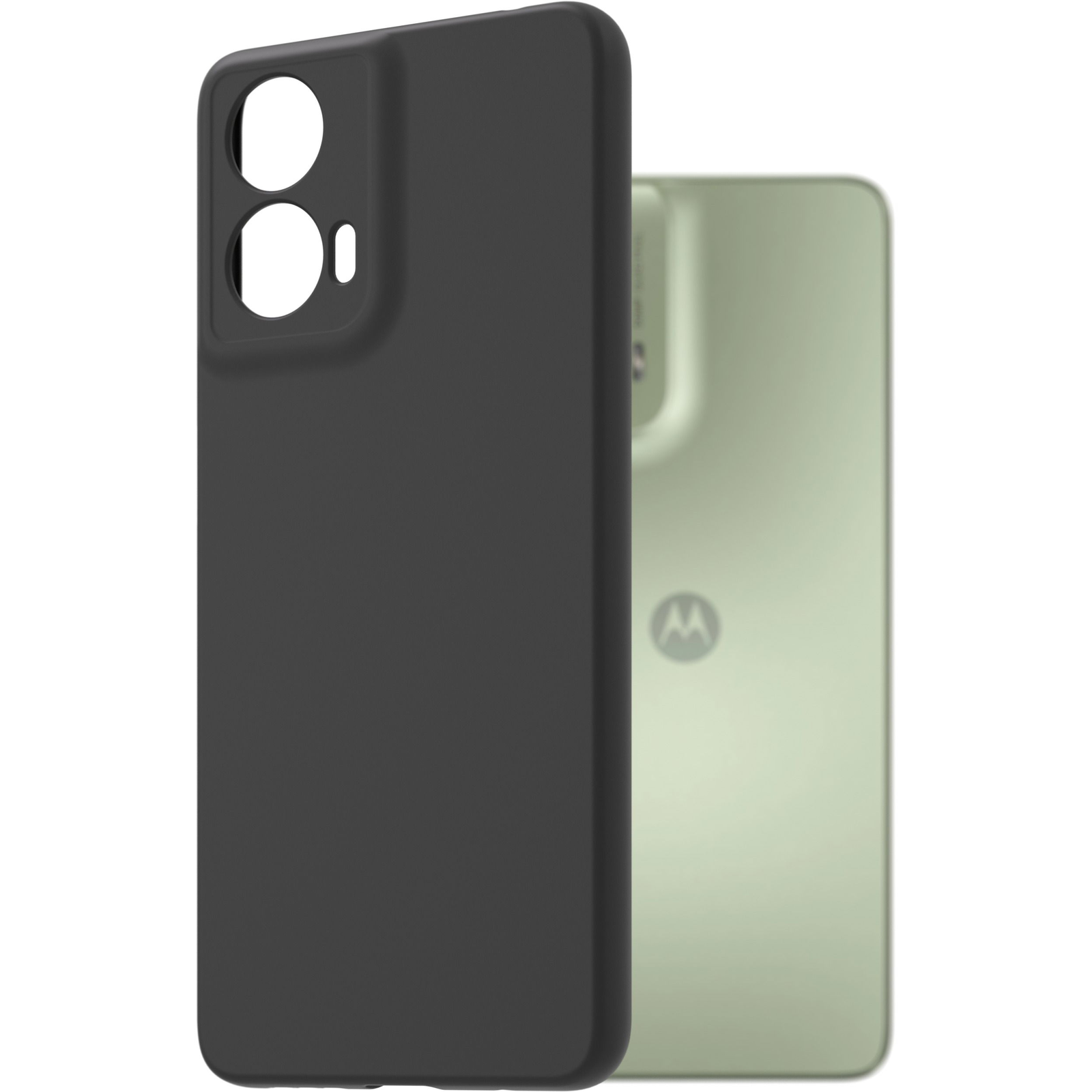 AlzaGuard Matte TPU Motorola Moto G24 fekete tok (AGD-PCT492B)