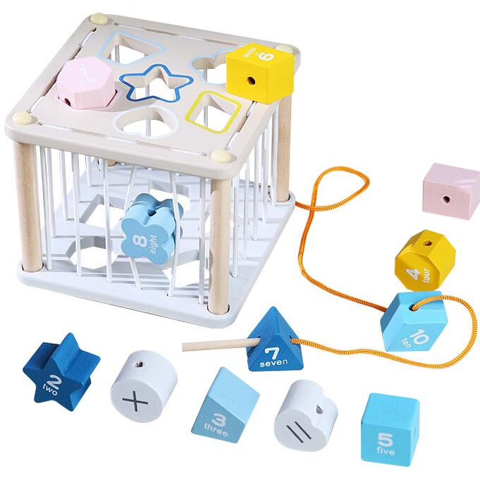 Aga4Kids Wooden Insertable Motor Cube (MR6103)
