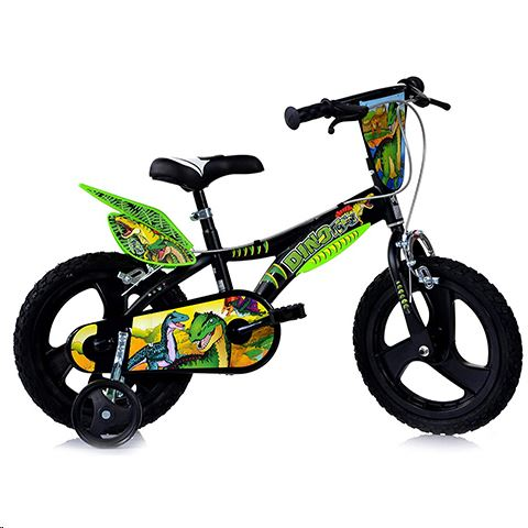Dino Bikes T-Rex dinoszauruszos kerékpár 14-es méretben (614L-DS) (614L-DS)