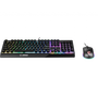 Комплект клавиатура с мишка MSI VIGOR GK30 COMBO, RGB, механична, гейминг, Clutch GM11, IT Layout, 6 зонов, RGB осветление ната, двузонов, RGB осветление на мишката, 5000 DPI, оптичен сензор