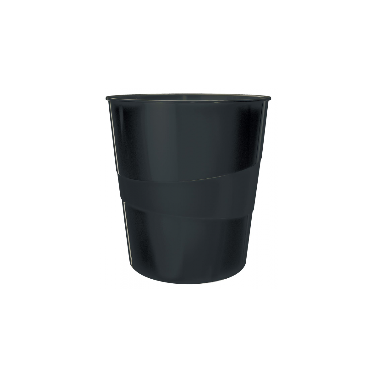 Leitz Recycle 15 literes karbonsemleges műanyag papírkosár - Fekete (53280095)