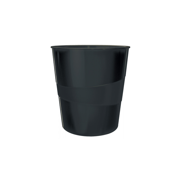 Leitz Recycle Papierkorb Rond Gerecycleerd plastic Zwart
