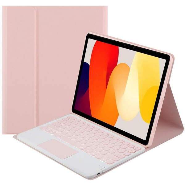 Etui klawiatura Bluetooth do Redmi Pad SE (Różowa)