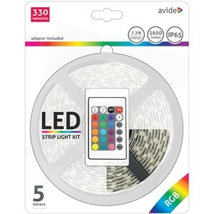Avide LED szalag 12V 7.2W SMD5050 RGB IP65 5m (ABLSBL12V5050-30RGB65)