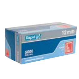 Tűzőgép kapocs, Rapid 53, 53-as kapocs, 10 x 11,4 x 0,75 mm, horganyzott acél, 5000 db