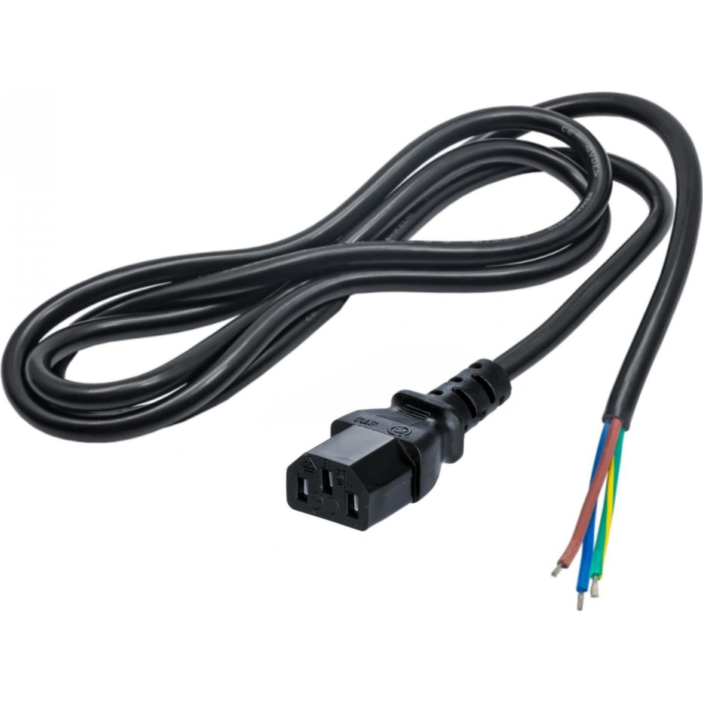 Akyga Power cable AK-OT-02A with open tin C13 250V/50Hz 1.5m (AK-OT-02A)