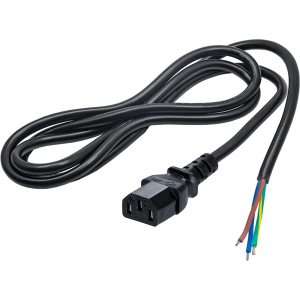 Захранващ кабел, Akyga, 1,5 м, черен