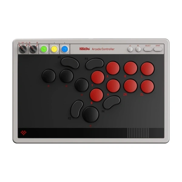 8BitDo Arcade Stick All-Button Nintendo Switch / Switch 2 / PC vezeték nélküli kontroller (RET00620)
