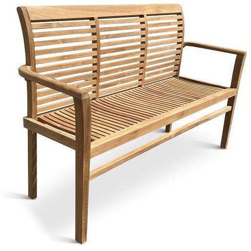 TEXIM összerakható kerti pad STUCKING/NEW, teak 150cm (3457455)