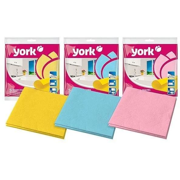 York háztartási törlőkendő vegyes színekben 3db/cs (5903355000051) (5903355000051)