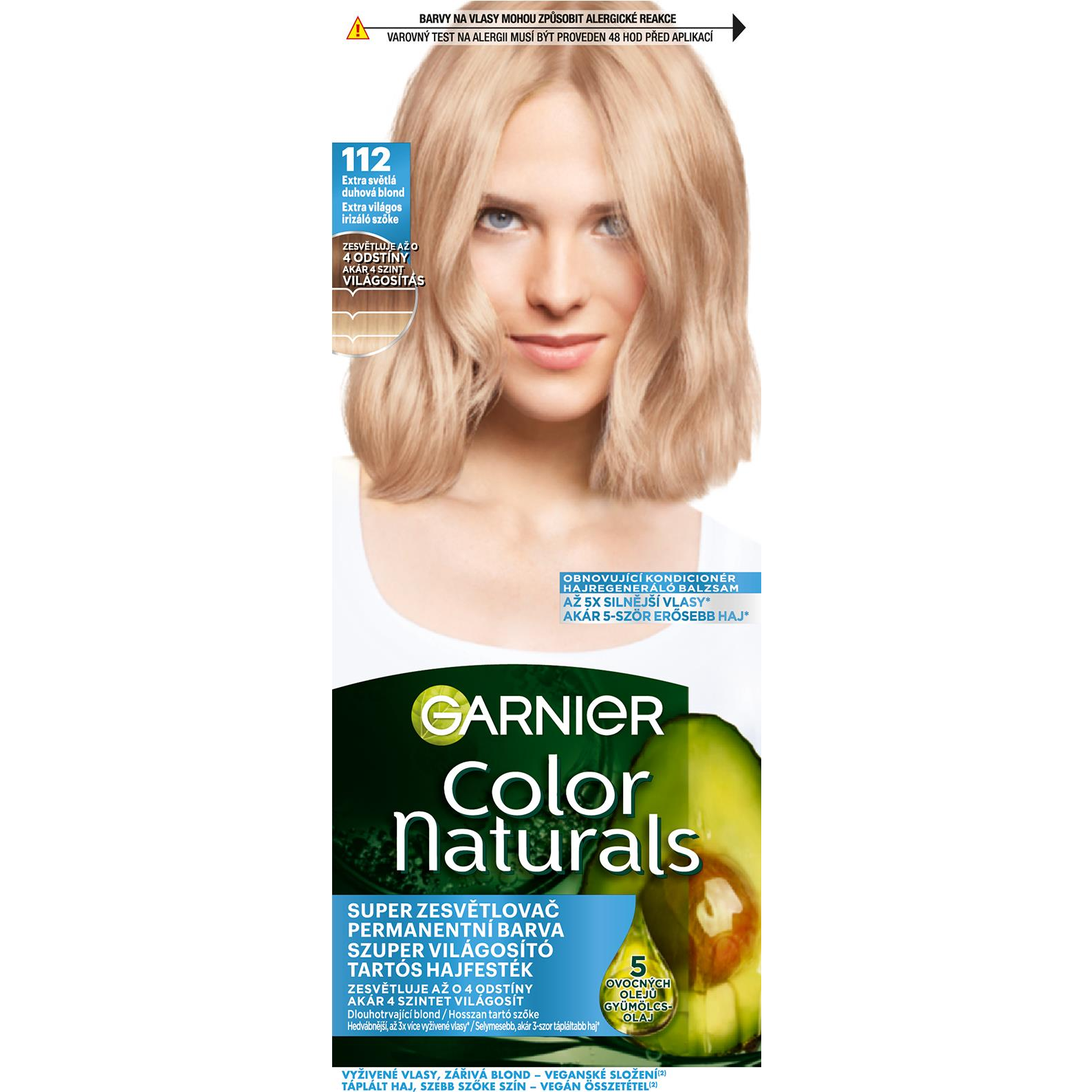 GARNIER Color Naturals 112 Extra világos irizáló szőke (3600542601597)