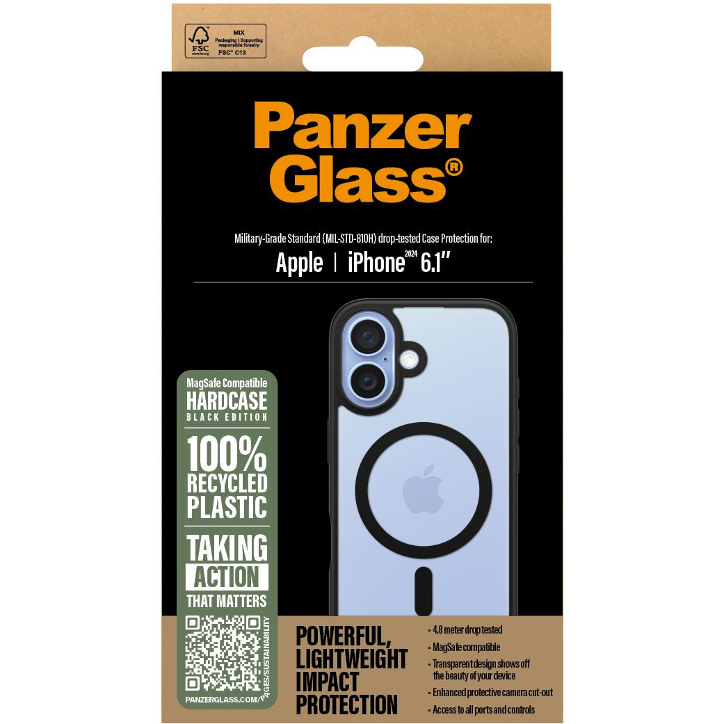 PanzerGlass Apple iPhone 16 HardCase MagSafe fekete tok (1301)