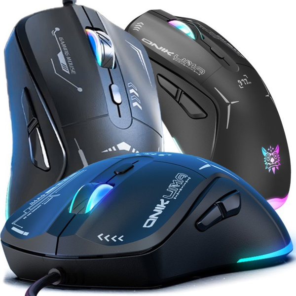 Mouse de gaming Onikuma CW917 RGB – 7 butoane, cu fir