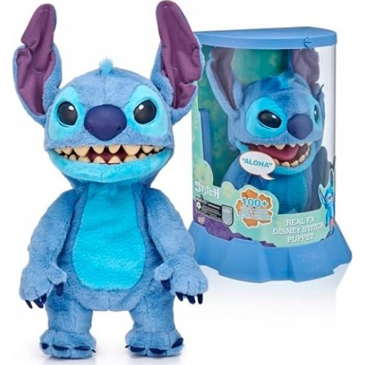WOW Toys Real FX Stitch interaktív plüssfigura 45 cm (DIS-1022-01)