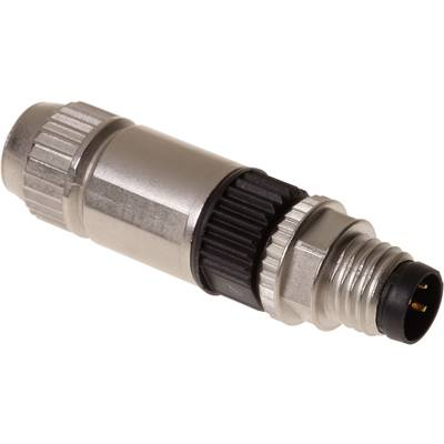 HARTING 21021511305 Érzékelő-/működtető összekötő, konfekcionálatlan M8 Dugó, egyenes Pólusszám: 3 1 db darab (21021511305)