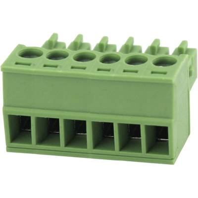 Degson Stift ház kábel Pólusok száma 6 Raszterméret: 3.81 mm 15EDGK-3.81-06P-14-00AH 1 db (15EDGK-3.81-06P-14-00AH)