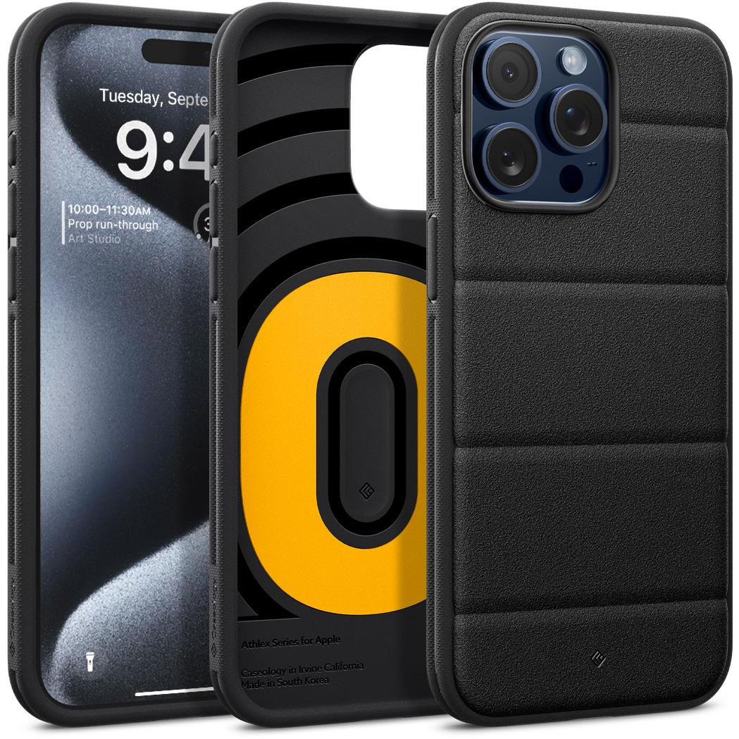 Spigen Caseology Athlex iPhone 15 Pro Max active black tok (ACS06623)