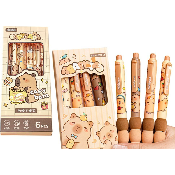Lean Toys Capybara Tollkészlet 6 Darabos Kék Tinta