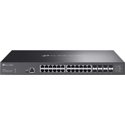 TP-Link Omada SX3832 netværksswitch Administreret L2/L2+ 10G Ethernet (100/1000/10000) 1U Sort