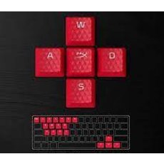 HyperX Rubber Keycaps - Gaming Accessory Kit - Red (US Layout) Coperchio per tastiera