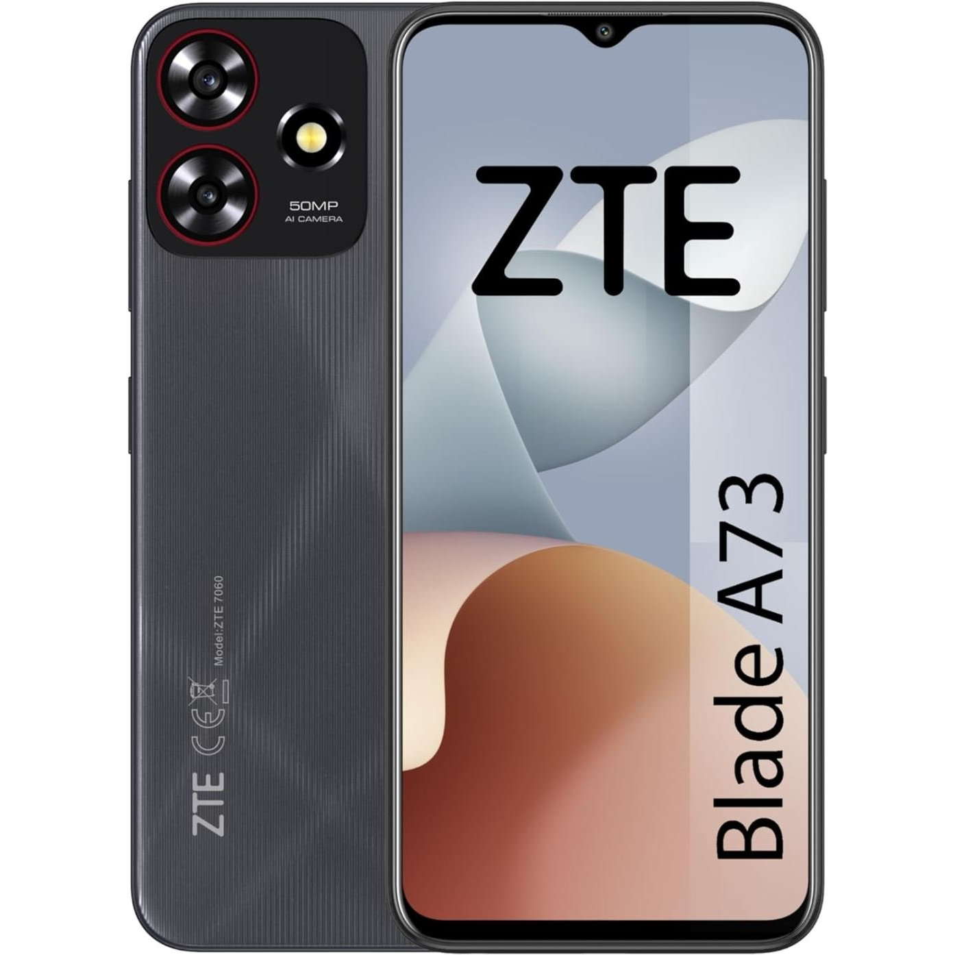 ZTE Blade A73 4/128GB Dual-Sim mobiltelefon fekete (ZTE Blade A73 4/128GB fekete)