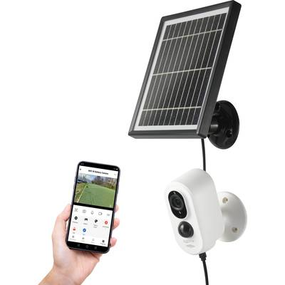 Sygonix Napelemes WLAN IP megfigyelő kamera 1920 x 1080 pixel, (SY-5177732) (SY-5177732)