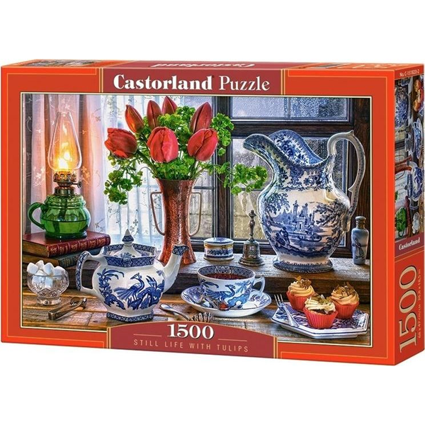 Castorland Still Life with Tulips 1500 pcs Kirakós játék 1500 db Művészet