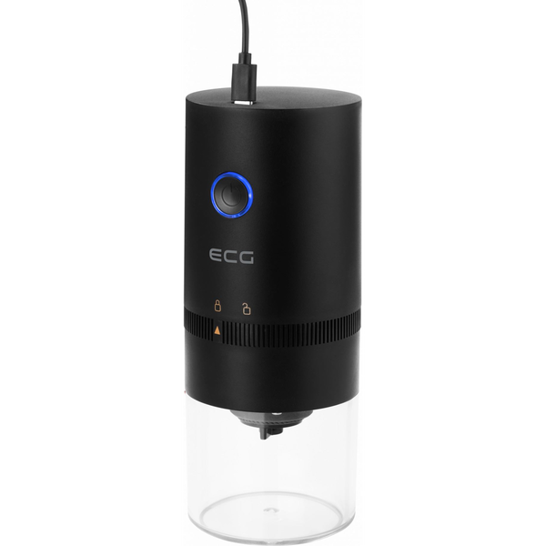 Кафемелачка ECG, KM 150 Minimo, USB зареждане, 3.7 волта, 13 W, 30 g, Черен