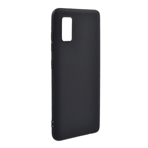 Szilikon telefonvédő (matt) FEKETE [Samsung Galaxy A41 (SM-A415F)] (5996457959310)