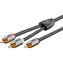 Goobay 65300 RCA apa - 2x RCA apa Kábel (2m)