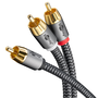 Goobay 65300 RCA apa - 2x RCA apa Kábel (2m)