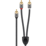 Goobay 65300 RCA apa - 2x RCA apa Kábel (2m)