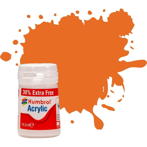 Rea Acrylic maling orange 14ml - Klar replacement