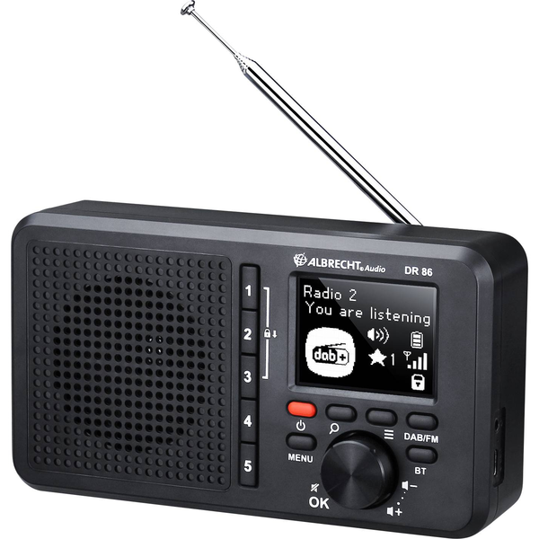 Radiopřijímač Thomson RT 302 černý