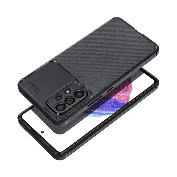 Forcell Carbon Premium Samsung Galaxy A34 5G tok fekete (73595) (FO73595)