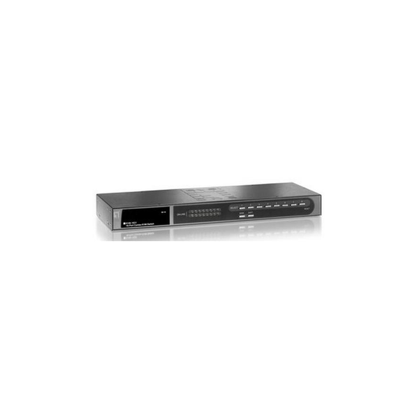 LevelOne KVM-1631 KVM prepínač Inštalácia do Racku Čierna