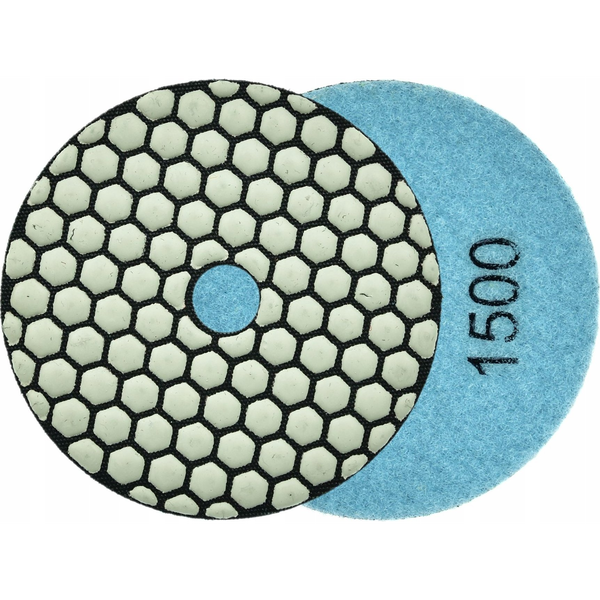 Geko Tarcza polerska do szlifowania gresu na sucho 100mm GR1500 (25/250)