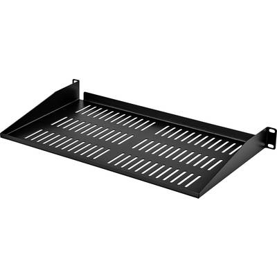 19 coll Hálózati szekrény készüléktalp 1 ME Renkforce RF-3434504 Alkalmas szekrény mélység: 300 mm-től Fekete (RF-3434504)