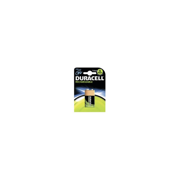 Nabíjecí Baterie Duracell 9V 170 mAh 6F22 NiMH