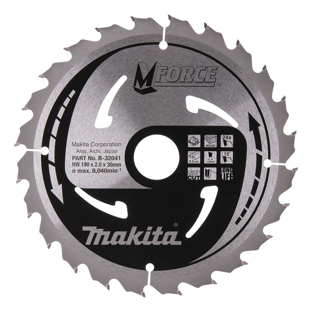 Makita B-32041 190mm Körfűrészlap (B-32041)