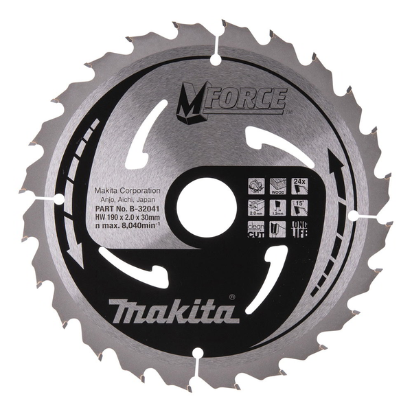 Makita B-32041 190mm Körfűrészlap