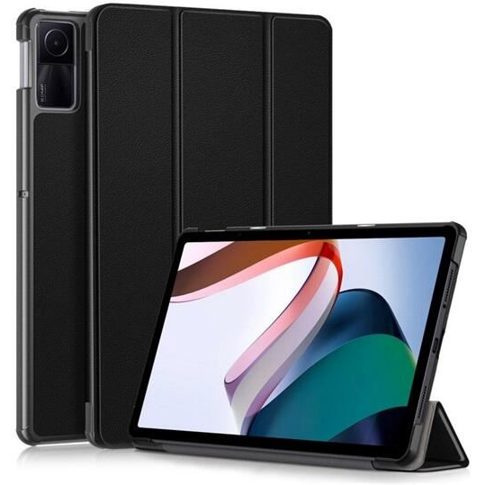 Gigapack Xiaomi Redmi Pad SE bőr hatású fliptok fekete (GP-150452)