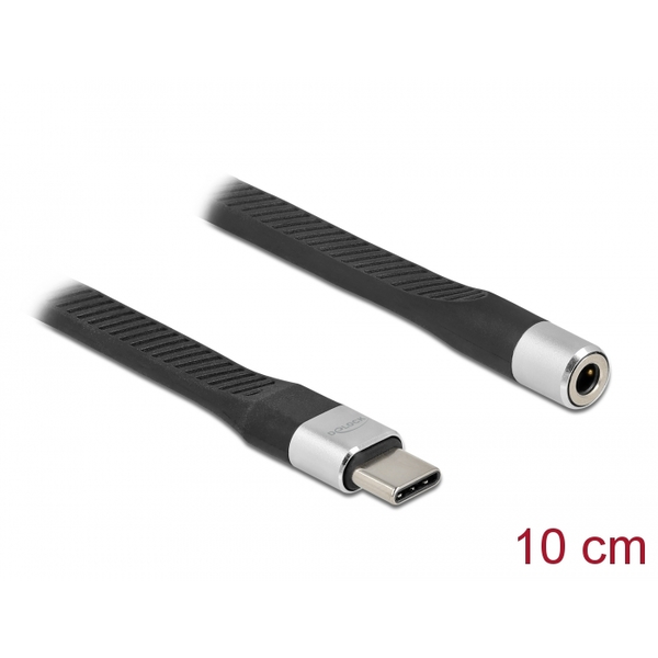 Delock FPC lapos csík kábel USB Type-C  - Sztereó jack aljzat hüvely 10 cm (86942)