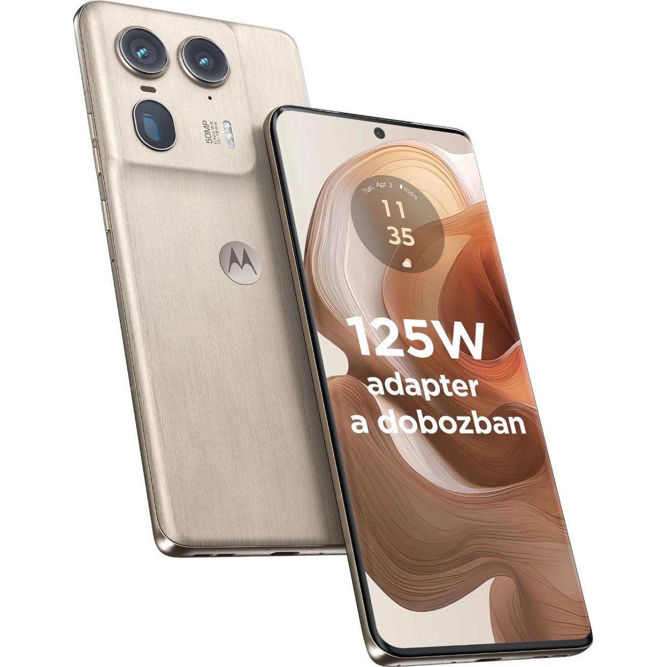 Motorola Edge 50 Ultra 5G 16GB/1TB Dual-Sim mobiltelefon Nordic Wood (PB0Y0023PL) (PB0Y0023PL)