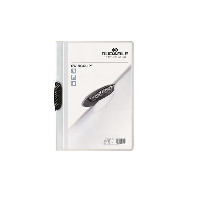 Durable Swingclip 30 A4 klipes gyorsfűző mappa - Fekete (226001)