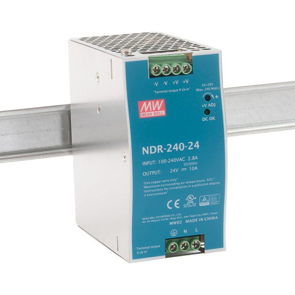 MEANWELL 240W Tápegység (NDR-240-24) (NDR-240-24)
