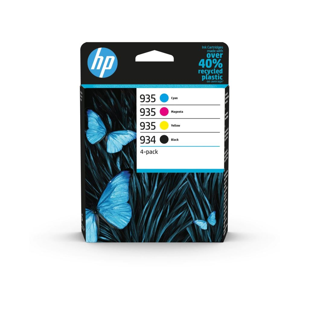 HP 934 fekete/935 cián/magenta/sárga tintapatron csomag (6ZC72AE) (6ZC72AE)